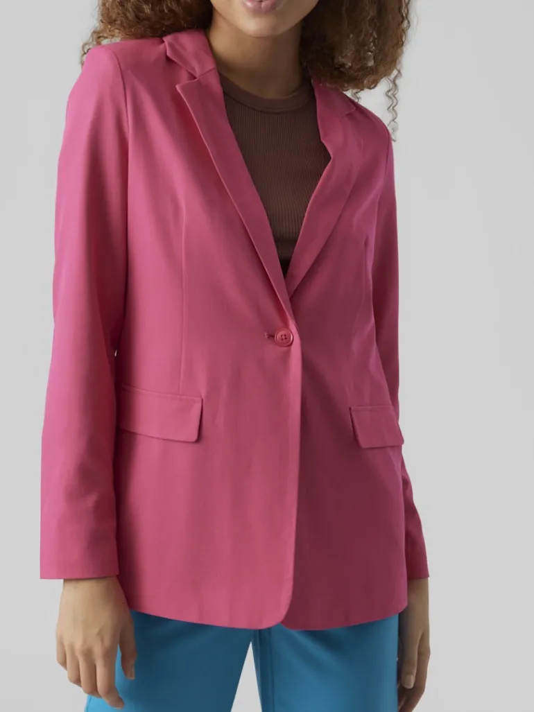 VMZELDA LS LOOSE BLAZER BOO pink yarrow