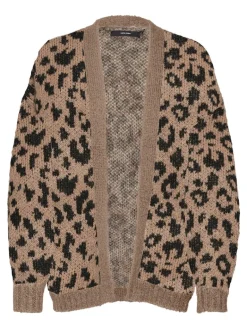 VMZELMA LS SHORT OPEN CARDIGAN GA BOO tan