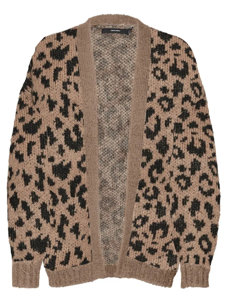 VMZELMA LS SHORT OPEN CARDIGAN GA BOO tan