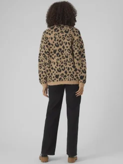 VMZELMA LS SHORT OPEN CARDIGAN GA BOO tan