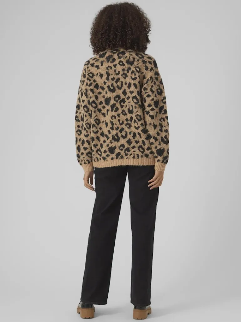 VMZELMA LS SHORT OPEN CARDIGAN GA BOO tan