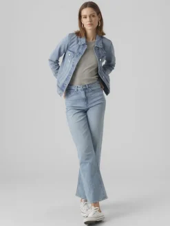 VMZORICA LS DENIM JACKET MIX GA NOOS light blue denim