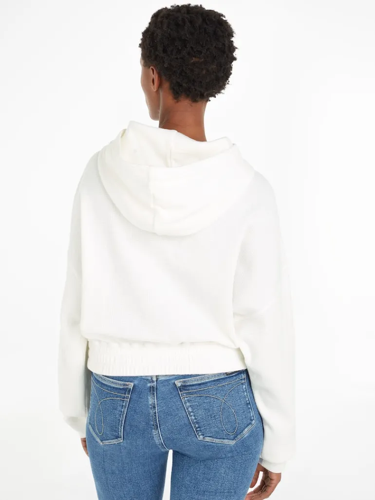 WAFFLE HOODIE greige