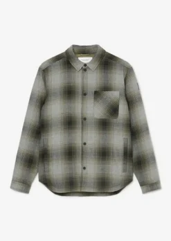 Wattiertes Overshirt multi dark scandinavian olive