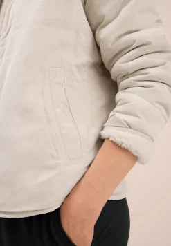 Wendbarer Blouson teddy vanilla white