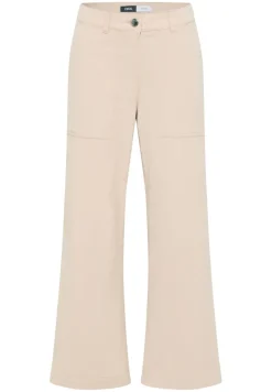 Wide Leg Cordhose oat milk beige