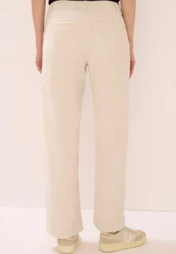 Wide Leg Cordhose oat milk beige