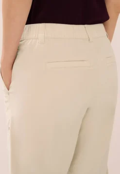 Wide Leg Cordhose oat milk beige