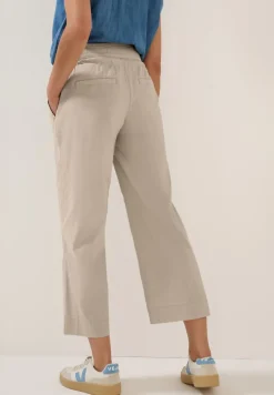 7/8 Wide Leg Hose boulder beige