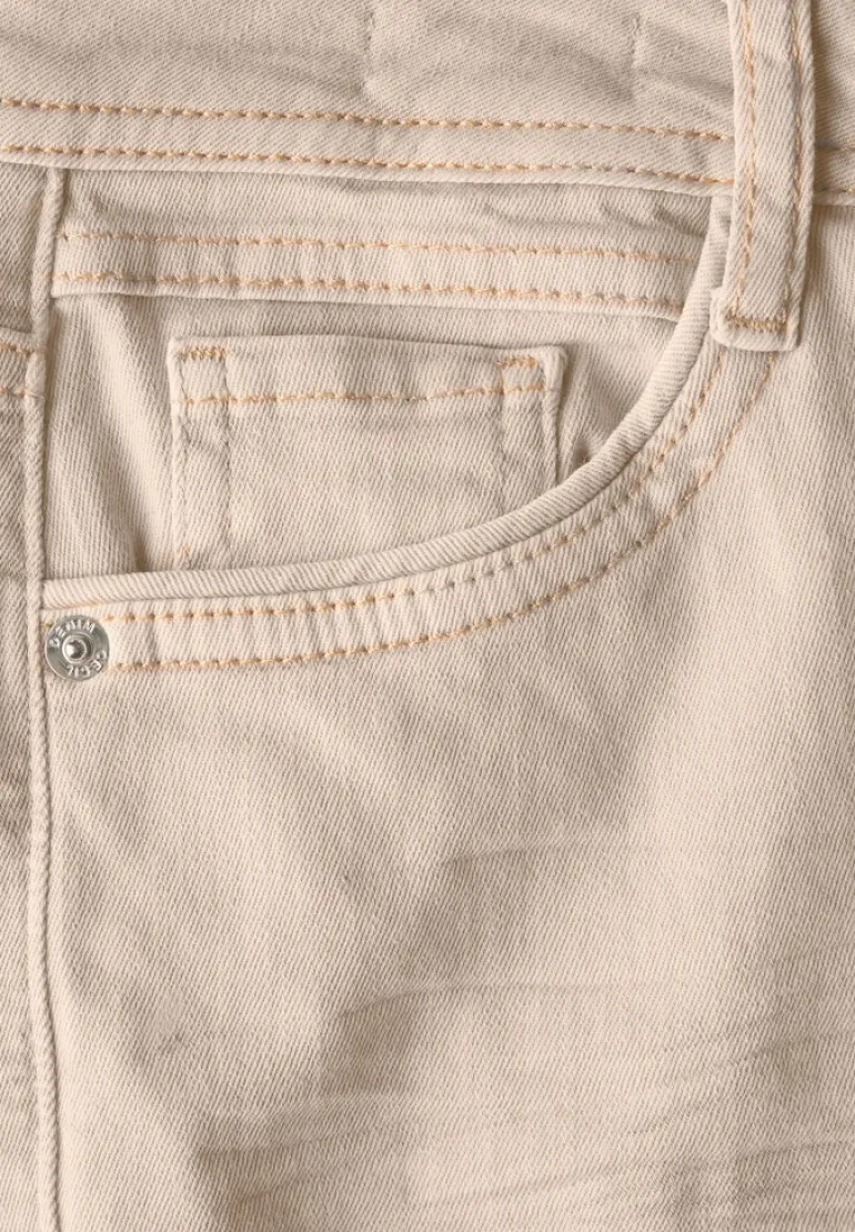 Wide Leg Jeans jute beige
