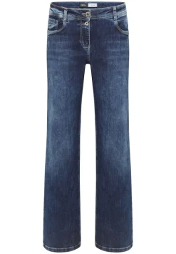 Wide Leg Jeans mid blue wash