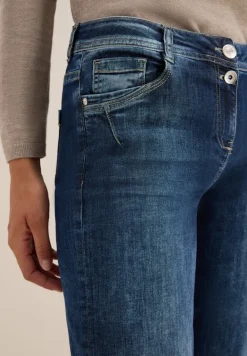 Wide Leg Jeans mid blue wash