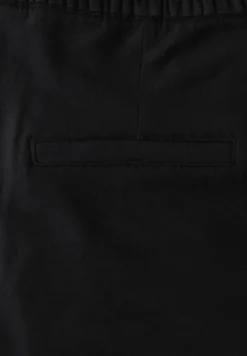 Wide Leg Jersey-Hose black