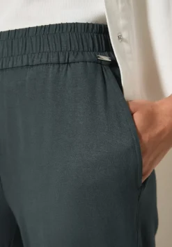 Wide Leg Jersey-Hose slate khaki