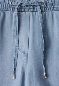 Wide Leg Lyocell-Hose light blue wash