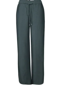 Wide Leg Strukturhose slate khaki
