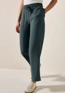 Wide Leg Strukturhose slate khaki