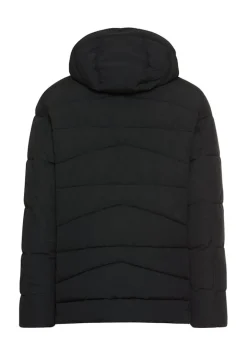 Winterjacke mit abnehmbarer Kapuze asphalt