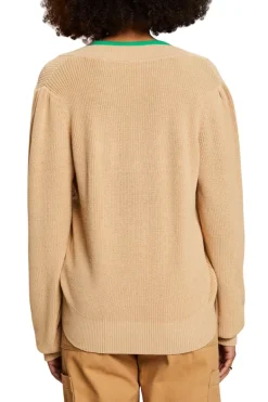 Women Sweaters long sleeve cream beige
