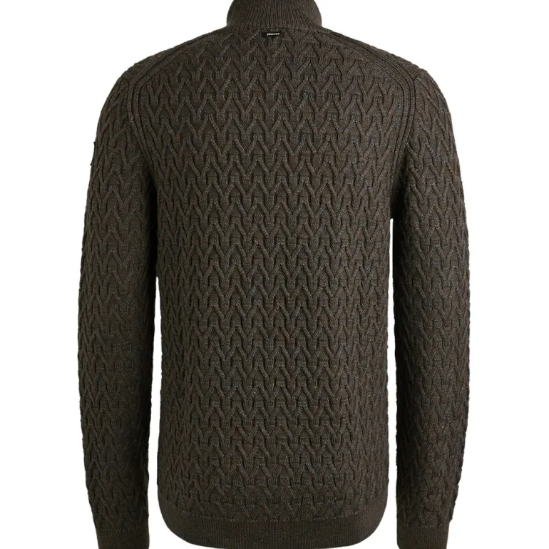 wool blend dark earth