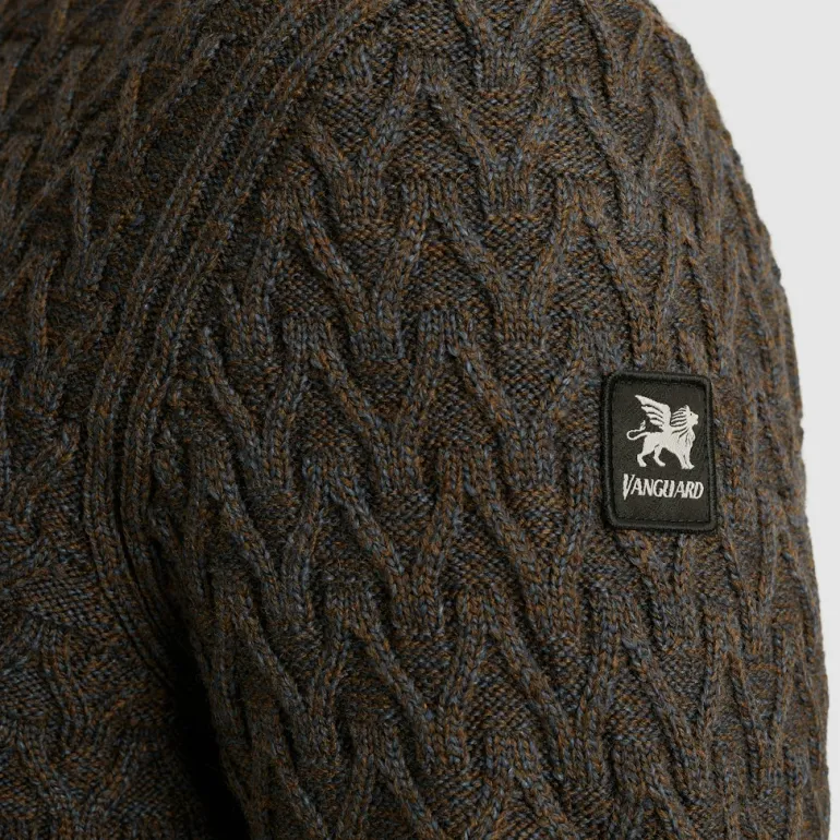 wool blend dark earth