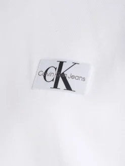 WOVEN LABEL HOODIE bright white