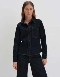 Zenima dark rinsed blue
