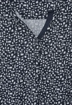 Zweifarbiges Tunikashirt universal blue